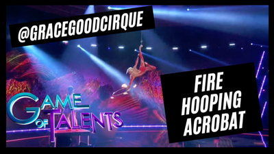 Shows / Artist Grace Good Fire Hooping Aerial Acrobat in Las Vegas NV