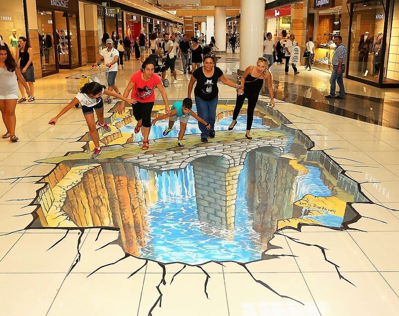 Indoor 3D Street Art